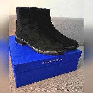 Stuart Weitzman Tammi 5050 Black Suede Bootie
